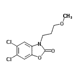 CAS 登录号：23732-94-7， 5,6-二氯-3-(3-甲氧基丙基)-1,3-苯并恶唑-2(3H)-酮
