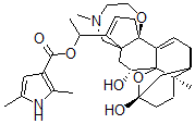 CAS 登录号：23756-88-9， 箭毒蛙毒素 A 20-(2,5-二甲基-1H-吡咯-3-羧酸酯)