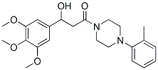 CAS 登录号：23776-32-1， 1-[3-(3,4,5-三甲氧基苯基)-3-羟基丙酰基]-4-(2-甲基苯基)哌嗪