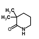 CAS#: 23789-83-5, 3,3-Dimethyl-2-Piperidinone