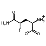 CAS 登录号：238418-71-8， (2S,4R)-5-氨基-2-铵基-4-氟-5-氧代戊酸酯