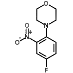 CAS 登录号：238418-75-2， 4-(4-氟-2-硝基苯基)吗啉