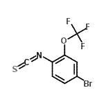 CAS 登录号：238742-91-1， 4-溴-1-异硫氰酸基-2-(三氟甲氧基)苯