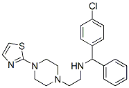 CAS#: 23892-32-2, N-[(4-Chlorophenyl)Phenylmethyl]-4-(2-Thiazolyl)-1-Piperazineethanamine