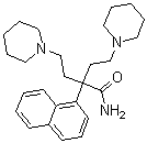 CAS 登录号：2390-11-6， 2-萘-1-基-4-哌啶-1-基-2-(2-哌啶-1-基乙基)丁酰胺