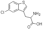 CAS 登录号：23906-28-7， 3-(5-氯-1-苯并噻吩-3-基)丙氨酸