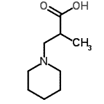 CAS#: 24007-12-3, 2-Methyl-3-(1-Piperidinyl)Propanoic Acid