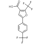 CAS#: 240408-99-5, 2-(Trifluoromethyl)-5-[4-(Trifluoromethyl)Phenyl]-3-Furoic Acid