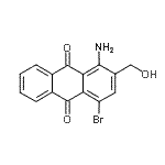 CAS 登录号：24094-46-0， 1-氨基-4-溴-2-(羟基甲基)-9,10-蒽醌