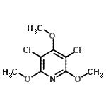 CAS#: 2412-97-7, 3,5-Dichloro-2,4,6-Trimethoxypyridine