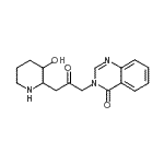 CAS#: 24159-23-7, 3-[3-(3-Hydroxy-2-Piperidinyl)-2-Oxopropyl]-4(3H)-Quinazolinone