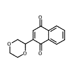 CAS#: 24161-37-3, 2-(1,4-Dioxan-2-Yl)-1,4-Naphthoquinone