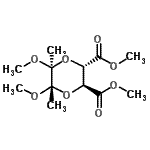 CAS#: 241811-65-4, Dimethyl (2S,3S,5S,6S)-5,6-Dimethoxy-5,6-Dimethyl-1,4-Dioxane-2,3-Dicarboxylate