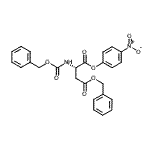 CAS#: 2419-54-7, 4-Benzyl 1-(4-Nitrophenyl) N-[(Benzyloxy)Carbonyl]-L-Aspartate