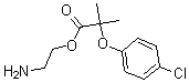 CAS 登录号：24215-47-2， alpha-(4-氯苯氧基)异丁酸 2-氨基乙基酯