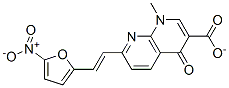 CAS 登录号：24235-63-0， 1-甲基-7-(2-(5-硝基-2-呋喃基)乙烯基)-4-氧代-1,4-二氢-1,8-萘啶-3-羧酸钾