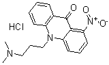 CAS 登录号：24268-89-1， 10-[3-(二甲基氨基)丙基]-1-硝基-9(10H)-吖啶酮盐酸盐