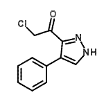 CAS 登录号：24301-64-2， 2-氯-1-(4-苯基-1H-吡唑-3-基)乙酮