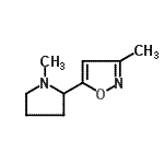 CAS 登录号：243119-20-2， 3-甲基-5-(1-甲基-2-吡咯烷基)-1,2-恶唑