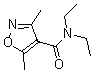 CAS 登录号：2433-20-7， N,N-二乙基-3,5-二甲基-1,2-恶唑-4-甲酰胺