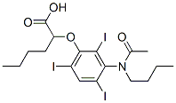 CAS#: 24340-22-5, 2-[[3-(N-Butylacetylamino)-2,4,6-Triiodophenyl]Oxy]Hexanoic Acid