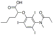CAS 登录号：24340-27-0， 2-[[3-(N-甲基丙酰氨基)-2,4,6-三碘苯基]氧基]己酸