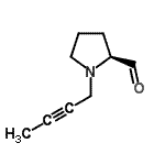 CAS 登录号：243454-30-0， (2S)-1-(2-丁炔-1-基)-2-吡咯烷甲醛