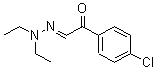 CAS 登录号：24346-21-2， 4'-氯-alpha-(二乙基亚肼基)苯乙酮