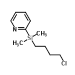 CAS 登录号：243468-43-1， 2-[(4-氯丁基)(二甲基)硅烷基]吡啶