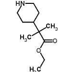 CAS 登录号：243836-26-2， 乙基2-甲基-2-(4-哌啶基)丙酸酯