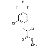 CAS 登录号：243863-43-6， 甲基2-氯-3-[2-氯-4-(三氟甲基)苯基]丙酸酯