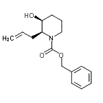 CAS 登录号：244056-94-8， 苄基(2S,3S)-2-烯丙基-3-羟基-1-哌啶羧酸酯