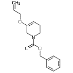CAS 登录号：244056-96-0， 苄基5-(烯丙氧基)-3,6-二氢-1(2H)-吡啶羧酸酯