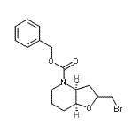 CAS 登录号：244056-98-2， 苄基(3aS,7aS)-2-(溴甲基)六氢呋喃并[3,2-b]吡啶-4(2H)-羧酸酯