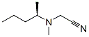 CAS 登录号：244190-23-6， [甲基[(1R)-1-甲基丁基]氨基]-乙腈