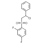 CAS 登录号：244278-68-0， 1-[(2-氯-2-苯基乙基)磺酰基]-2,4-二氟苯