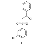 CAS 登录号：244278-71-5， 2-氯-4-[(2-氯-2-苯基乙基)磺酰基]-1-氟苯