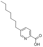 CAS 登录号：24472-59-1， 5-庚基吡啶-2-羧酸