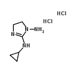 CAS#: 244784-32-5, N<Sup>2</Sup>-Cyclopropyl-4,5-Dihydro-1H-Imidazole-1,2-Diamine Dihydrochloride