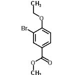CAS 登录号：24507-28-6， 甲基3-溴-4-乙氧基苯甲酸酯
