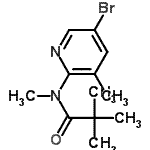 CAS 登录号：245765-92-8， N-(5-溴-3-甲基-2-吡啶基)-N,2,2-三甲基丙酰胺