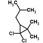 CAS#: 24577-81-9, 1,1-Dichloro-3-Isobutyl-2,2-Dimethylcyclopropane