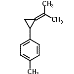 CAS 登录号：24578-28-7， 1-(2-异亚丙基环丙基)-4-甲基苯