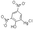 CAS 登录号：24579-91-7， 2-[氯汞基(II)]-4,6-二硝基苯酚