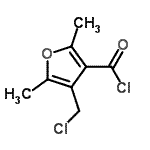CAS 登录号：246178-78-9， 4-(氯甲基)-2,5-二甲基-3-糠酰氯