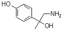 CAS 登录号：2462-53-5， 4-(1-氨基-2-羟基丙-2-基)苯酚