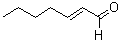 CAS 登录号：2463-63-0， (E)-庚-2-烯醛
