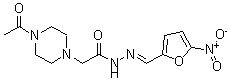 CAS#: 24632-58-4, N'-[(5-Nitrofuran-2-Yl)Methylene]-4-Acetyl-1-Piperazineacetic Acid Hydrazide