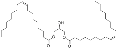 CAS 登录号：2465-32-9， [2-羟基-3-[(Z)-十八碳-9-烯酰基]氧基丙基] (Z)-十八碳-9-烯酸酯