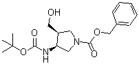 CAS#: 246510-69-0, Benzyl (3S,4S)-3-(Tert-Butoxycarbonylamino)-4-(Hydroxymethyl)Pyrrolidine-1-Carboxylate